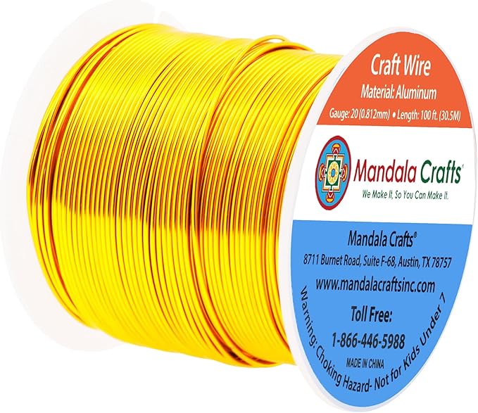 Mandala Crafts 20 Gauge Anodized Aluminum Craft Wire - Image 2