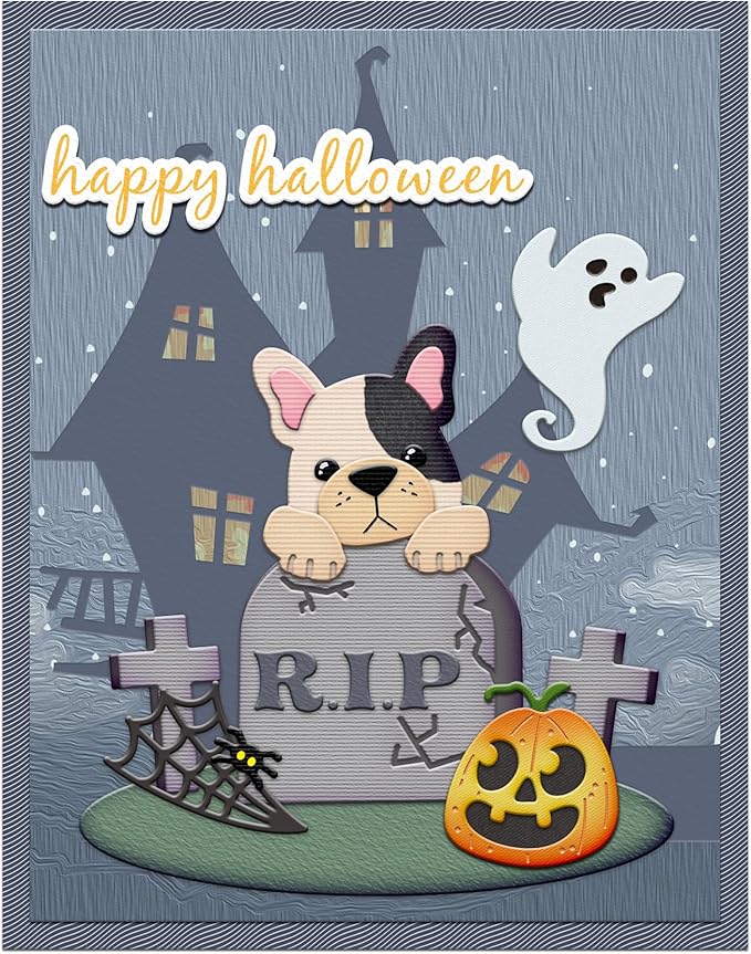 Halloween Clear Silicone stampReusable Stamp - Image 2
