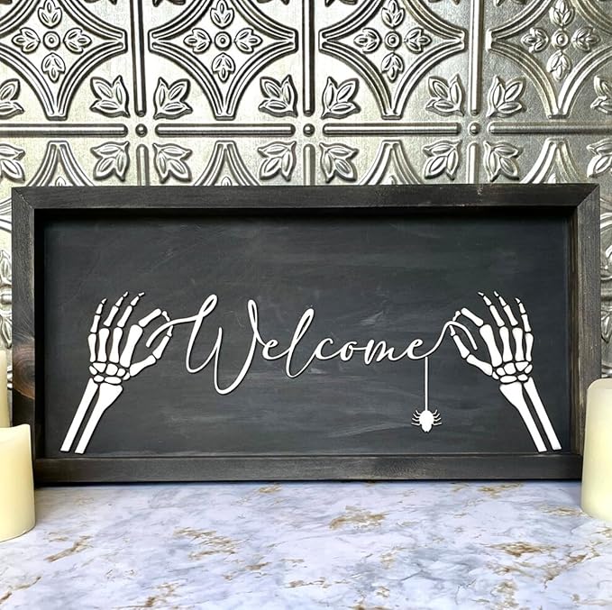 Halloween Stencils for Painting on Wood 14” Halloween Doormat Stencils Boo - Image 6