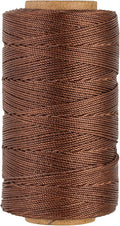 Bonded 0.8mm Round Waxed Polyester Cord, 3-ply Wax Coated Thread, 197 Yards by Wearecommittedtohelpingpeoplecreatebeautifuluniqueandpersonalizedhandcraftedcreations