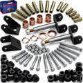 Club Car DS Deluxe Repair Bushing Kit, 1993-UP Golf Cart Front Rear End Bushing Kit for Club Car DS, Club Car King Ping Repair Kit, Club Car Front End Rebuild Kit OEM# 1015583 1016386 1016384