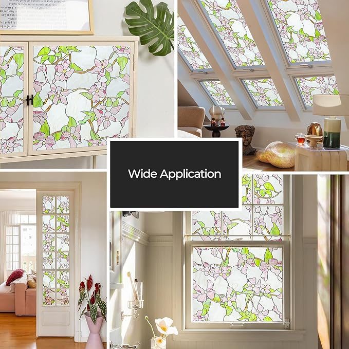3D Stained Glass Window Film, Decorative Window Privacy Film - Image 7