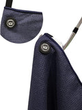 Dynasty Golf Magnetic Golf Towel, 17" x 12.5" Waffle Microfiber Golf Towel with Magnet for Ball and Club Cleaning, Quick Pickup During Play