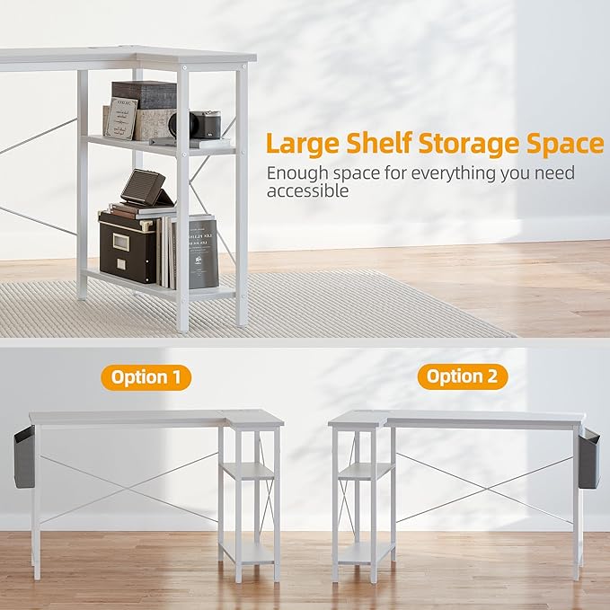 TIQLAB L Shaped Computer Desk - Image 5
