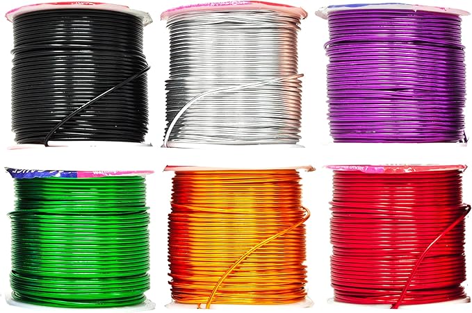 Mandala Crafts 16 Gauge Anodized Aluminum Craft Wire by MandalaCrafts