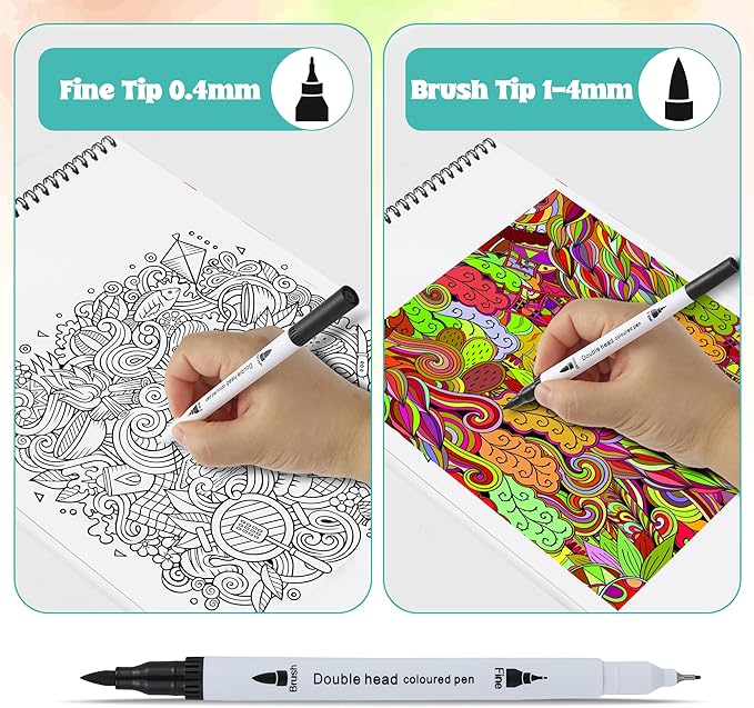 Water-based Ink Brush Markers Pens - Image 6