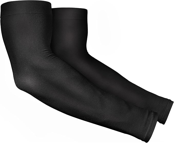 Tough Outdoors UV Arm Sleeves for Men Women - Sun Protection Sleeves - Compression Golf Baseball Cooling Tattoo Arm Sleeve