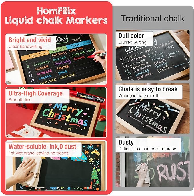 24-Color Liquid Chalk Markers Set, - Image 5