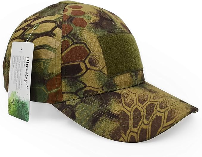 UltraKey Military Tactical Operator Cap, Outdoor Army Hat Hunting Camouflage Baseball Cap