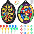 Magnetic Dart Board for Kids-12Magnetic Dart/Sticky Balls Or 2 Toy Gun+40 Foam by moopok