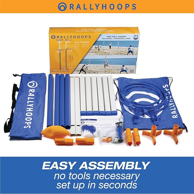 7 FT - World’s First Sports Game to Mash Volleyball & Basketball - Setup in - Image 7