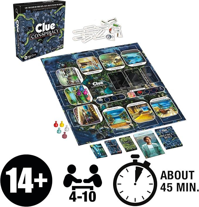 Hasbro Gaming Clue Conspiracy Board Game - Image 15