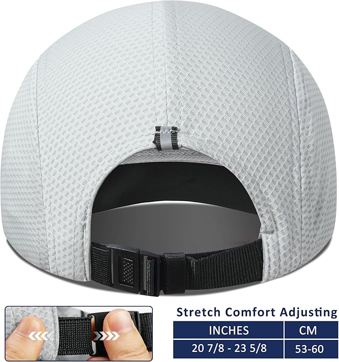 GADIEMKENSD Women's Race Day Running Cap Performance Mesh Hat - Excellent Ventilation, Lightweight, Reflective Safety