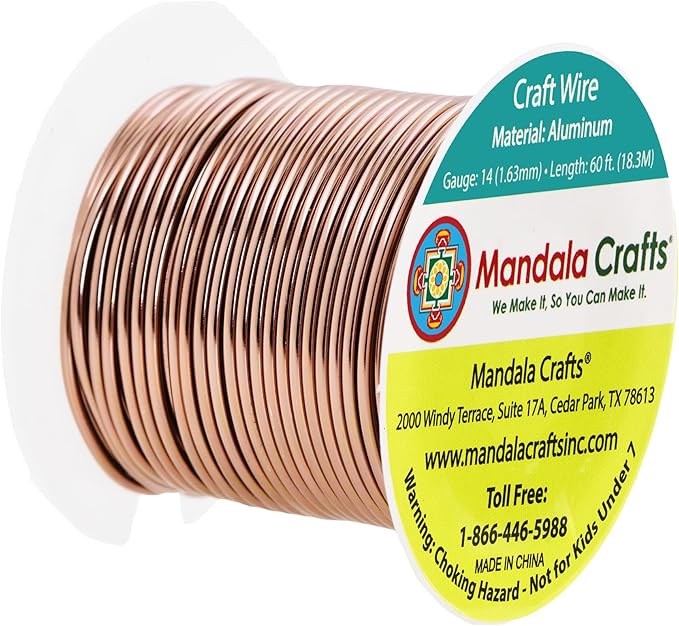 Mandala Crafts 14 Gauge Anodized Aluminum Craft Wire - Image 2