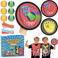 3-in-1 Toss and Catch Ball Game Set, Kids Toddler Baseball Glove, Beach Games by Tozuoup