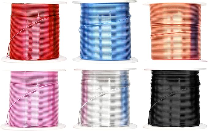 Mandala Crafts 22 Gauge Anodized Aluminum Craft Wire by MandalaCrafts