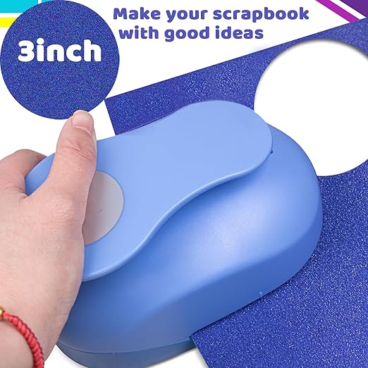 Paper Punch, 3 inch Circle Hole Punches, Circle Paper Puncher, Large CirclePunch - Image 2