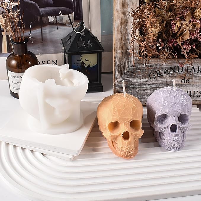 Skull Head Candle Mold - Image 4