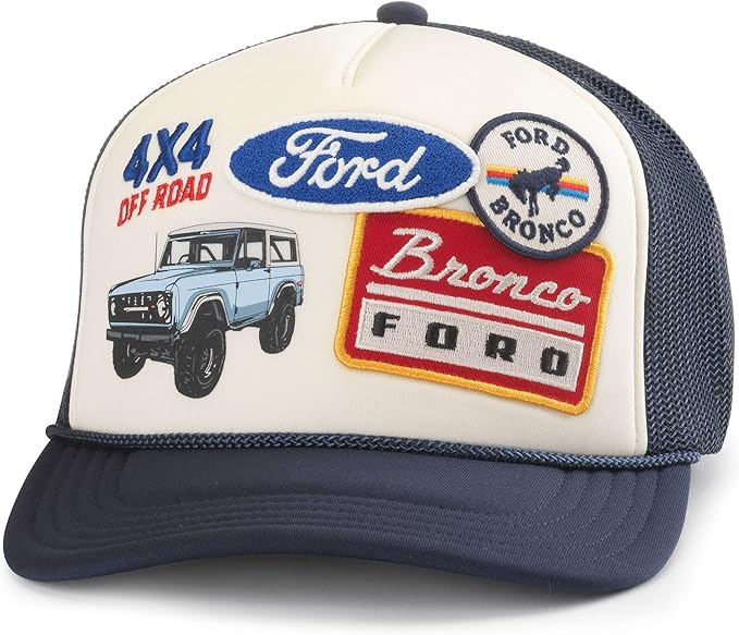 AMERICAN NEEDLE Ford Bronco Patch Unisex Adjustable Snapback Baseball Hat