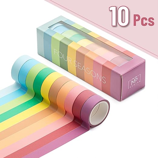 Mr. Pen- Washi Tape Set, 10 Pack, Decorative Tape, Washi Tapes, Colored Tape - Image 2