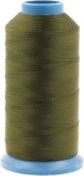 Mandala Crafts Bonded Nylon Thread Olive Green Heavy Duty Sewing Threads by MandalaCrafts