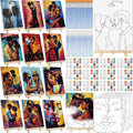Zhanmai 12 Pack Pre Drawn Canvas by Zhanmai