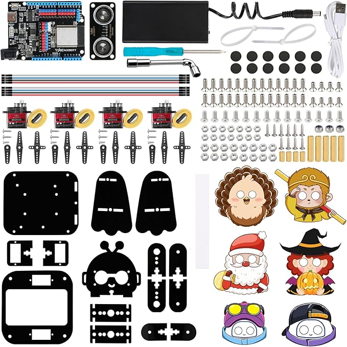 ACEBOTT Robotics for Kids Ages 12-16，Bionic Biped Robot Kit for Arduino ESP32 - Image 8