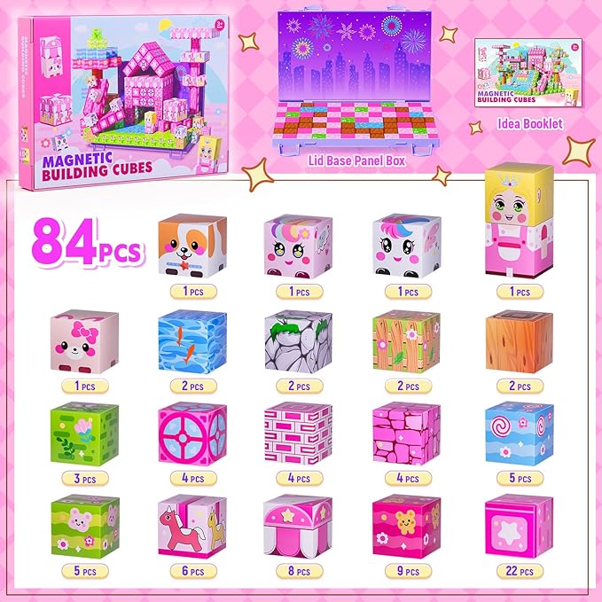 Magnetic Blocks, Magnetic Building Blocks, STEM Constructions Magnet Blocks - Image 7