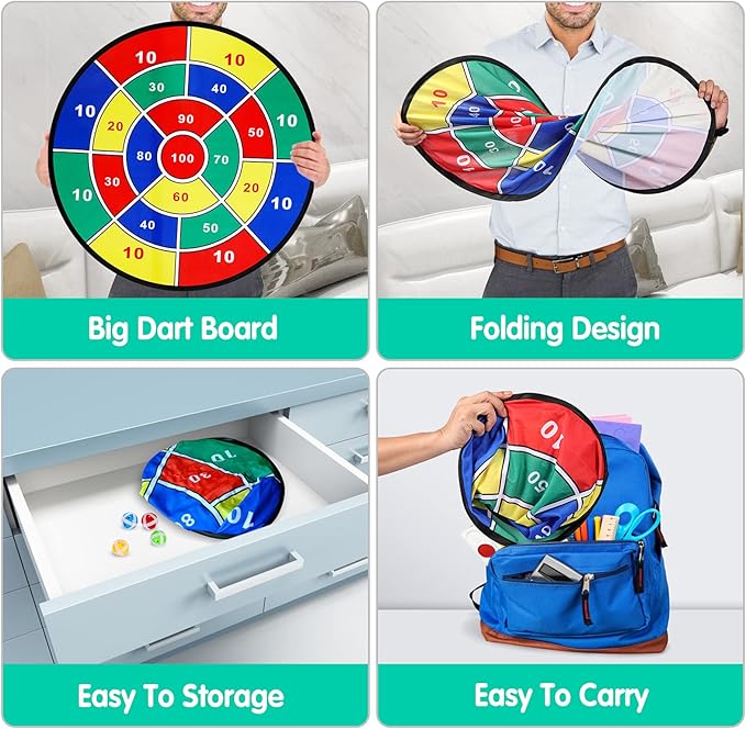 Kids Dart Board Game Set-29 inchs, Board Games - Image 7