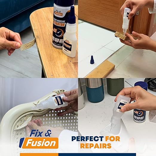 FIX & FUSION Ca Super Glue, Fast Adhesive/Cyanoacrylate Glue - Image 2