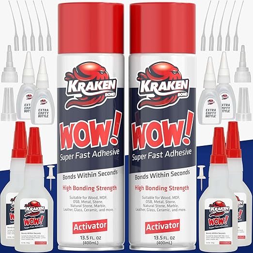 Kraken Bond Wow! CA Glue Set by KRAKENBOND