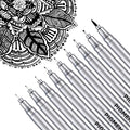 Dyvicl Micro-Pen Fineliner Pens, Journaling, 9 Pack by Dyvicl