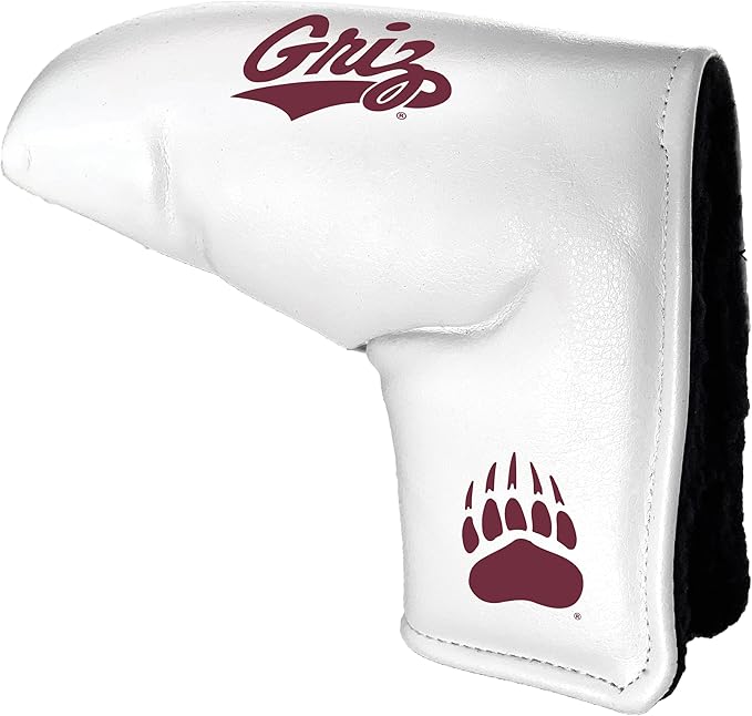 Team Golf NCAA Tour Blade Putter Cover (White), Fits Most Blade Putters, Scotty Cameron, Taylormade, Odyssey, Titleist, Ping, Callaway