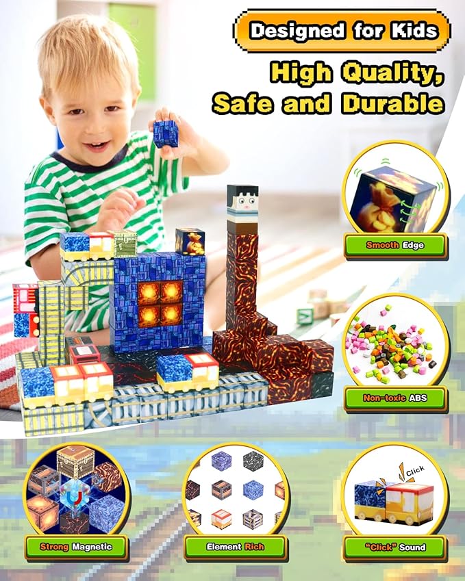 Aleath Magnetic Blocks Building Toys - Image 3