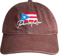 Puerto Rico Hats for Men and Women,Embroidered Dad Hat Adjustable Baseball Cap