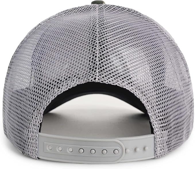 American Flag Trucker Hat - Snapback Hats for Men Women Baseball Cap - Breathable Mesh & Adjustable Fit for Casual Wear