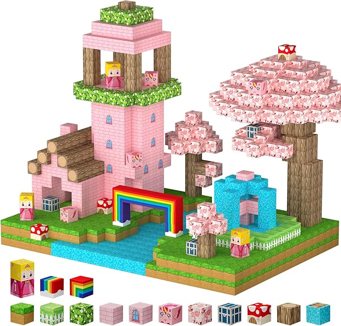 100PCS Magnetic Blocks by Unknown