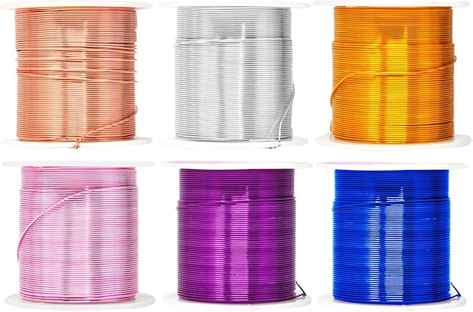 Mandala Crafts 22 Gauge Anodized Aluminum Craft Wire by MandalaCrafts