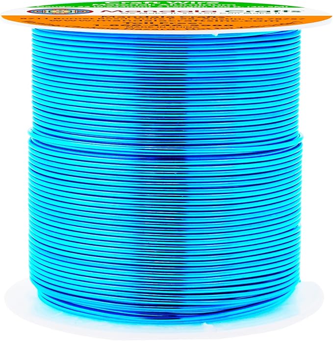 Mandala Crafts 22 Gauge Anodized Aluminum Craft Wire by MandalaCrafts