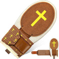Geyoga Christian Sliding Mitt Cross Baseball Softball Religious Glove Sliding Mitt Baseball Guard Accessories and Protective Gear Left/Right Hands - Hand and Wrist Protection