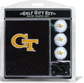 Team Golf NCAA Gift Set Embroidered Golf Towel, 3 Golf Balls, and 14 Golf Tees 2-3/4" Regulation, Tri-Fold Towel 16" x 22" & 100% Cotton