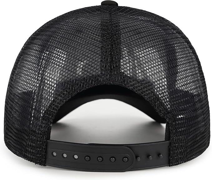 American Flag Trucker Hat - Snapback Hats for Men Women Baseball Cap - Breathable Mesh & Adjustable Fit for Casual Wear