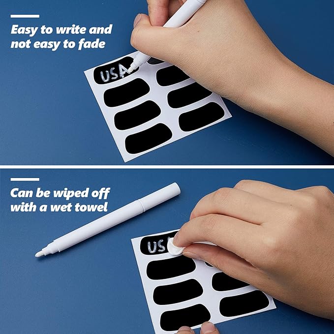 Sumind 24 Pairs Eye Strips Sports Eye Stickers Breathable Strips with 1 White Pencil for Baseball Football Softball Fans on Game Day (Black)