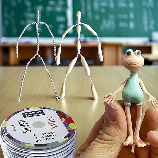 UTILE Armature Aluminum Wire 80 ft 9 Gauge 3.7 mm Anodized Craft Bendable Wire - Image 8