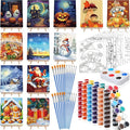 Zhanmai 12 Pack Pre Drawn Canvas by Zhanmai