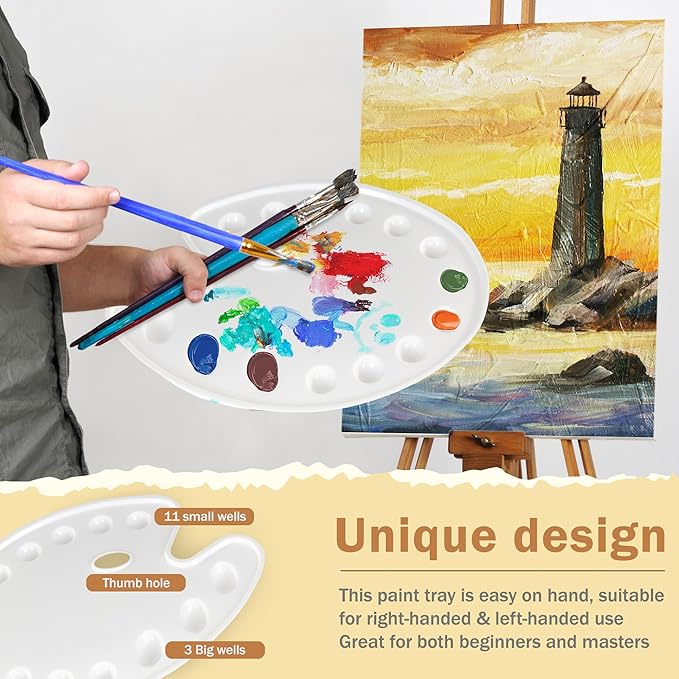 DUGATO Large Oval Paint Palettes - Image 4