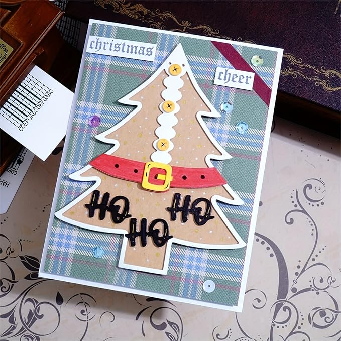 Festivals Metal Cutting Die for Scrapbooking, Christmas Cut Stencils for DIY - Image 7
