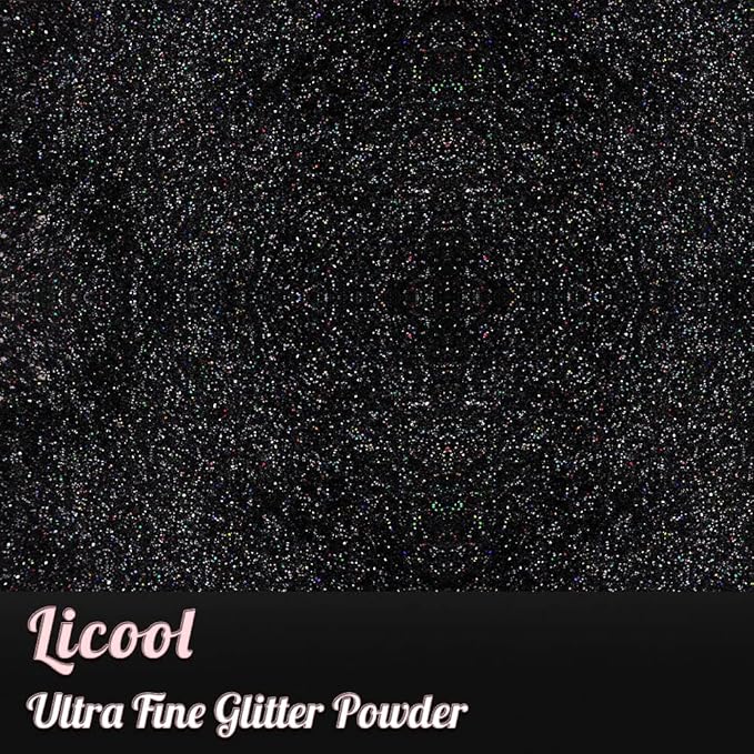 Holographic Extra Fine Craft Glitter Powder, 100g Iridescent Sequins, Loose - Image 2