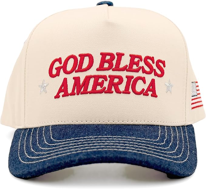 Funky Junque Trucker Hat Women Men 2-Tone Baseball Cap – Vintage Western Style Embroidered Snapback, Premium Cotton Blend