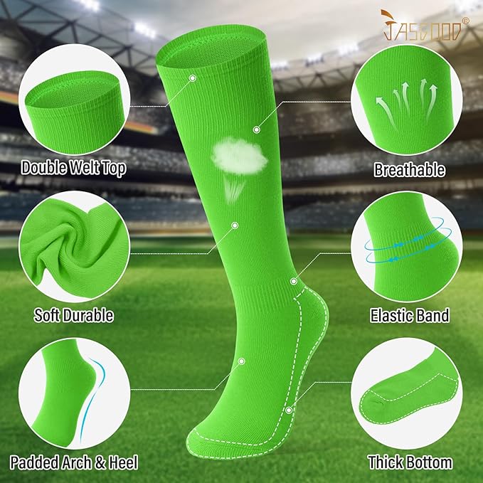 Baseball Socks and Belt for Youth Adult Softball Socks Combo Elastic Waist Belt for Men Kids Boys Girls Women JASGOOD
